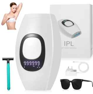 IPL Ontharingsapparatuur met 5 Energieniveaus - Pijnloze Laserontharing voor Gezicht en Lichaam