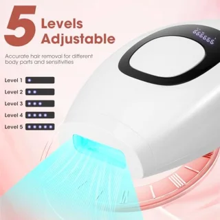IPL Ontharingsapparatuur met 5 Energieniveaus - Pijnloze Laserontharing voor Gezicht en Lichaam