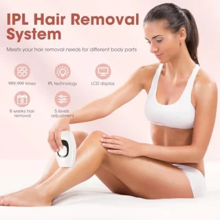 IPL Ontharingsapparatuur met 5 Energieniveaus - Pijnloze Laserontharing voor Gezicht en Lichaam