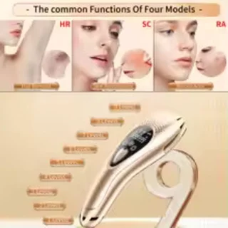 IPL Laser Ontharings Apparaat -Effectief - Met Pijnloos ICE Cool system - 9 Standen - Voor Alle Huidtypes - Cadeau voor haar - Cadeau voor hem - Permanent - Haarverwijderaar -Sinterklaas cadeau- Kerst Cadeau