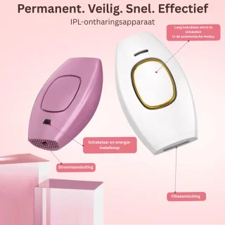 Laser Ontharingsapparaat - IPL Ontharing - Mannen & Vrouwen - Wit