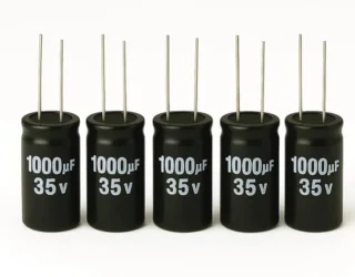 1000µF 35V elektrolytische condensatoren set van 5