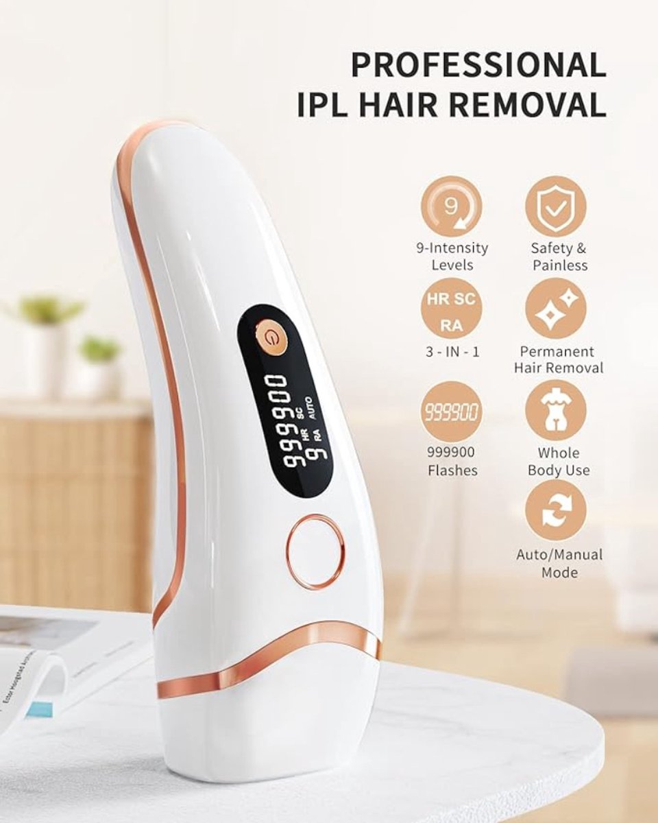 3 in 1 IPL Laser Ontharingsapparaat Wit