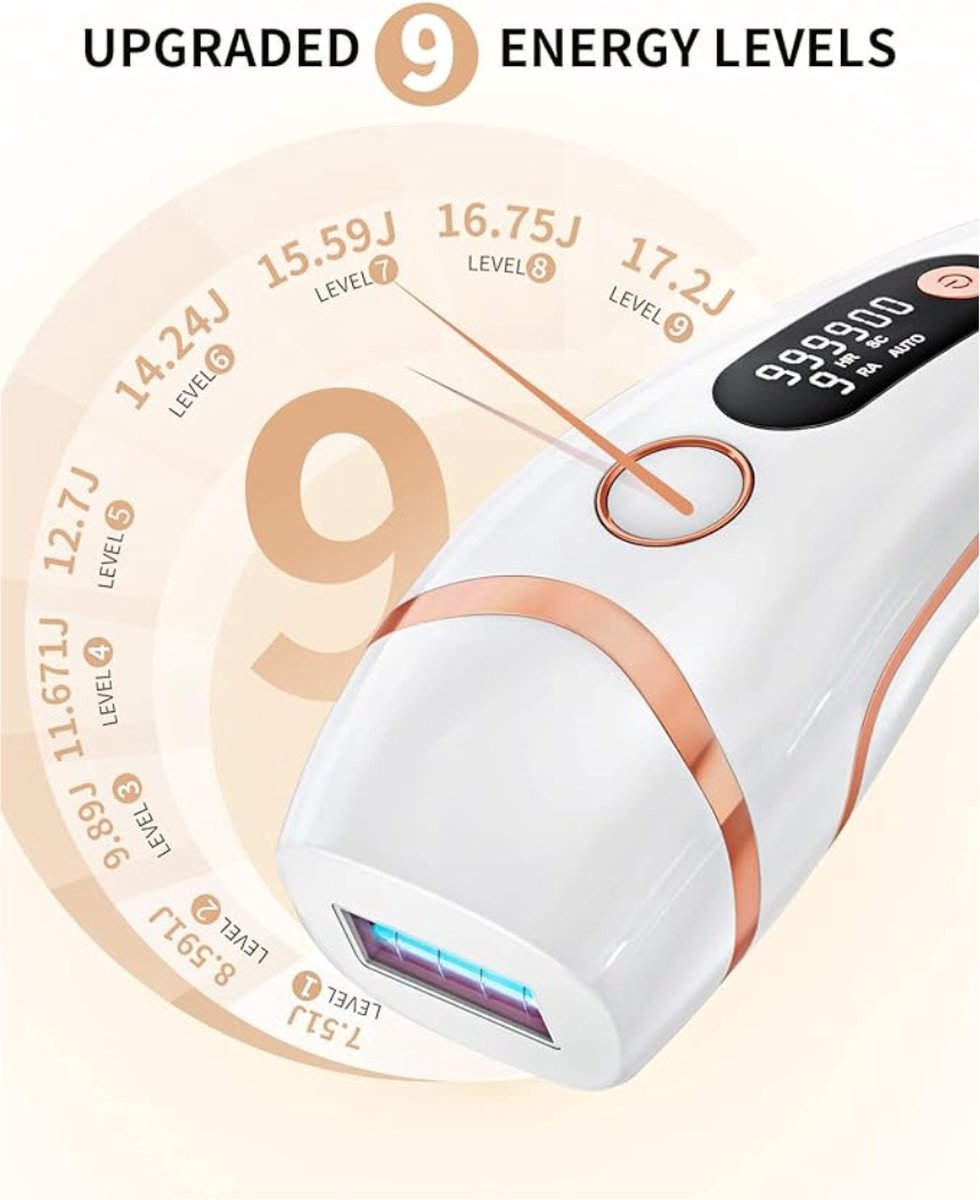 3 in 1 IPL Laser Ontharingsapparaat Wit