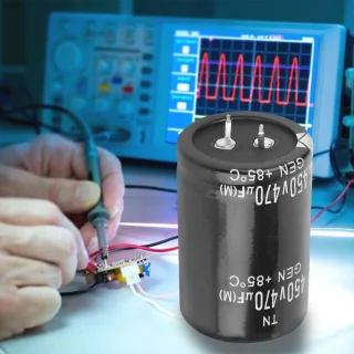 470µF 450V aluminium elektrolytische condensator - set van 4