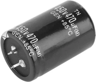 470µF 450V aluminium elektrolytische condensator - set van 4