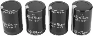470µF 450V aluminium elektrolytische condensator - set van 4