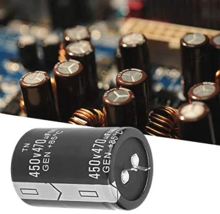 Aluminium elektrolytische condensator 470 µF 450 V – 4 stuks