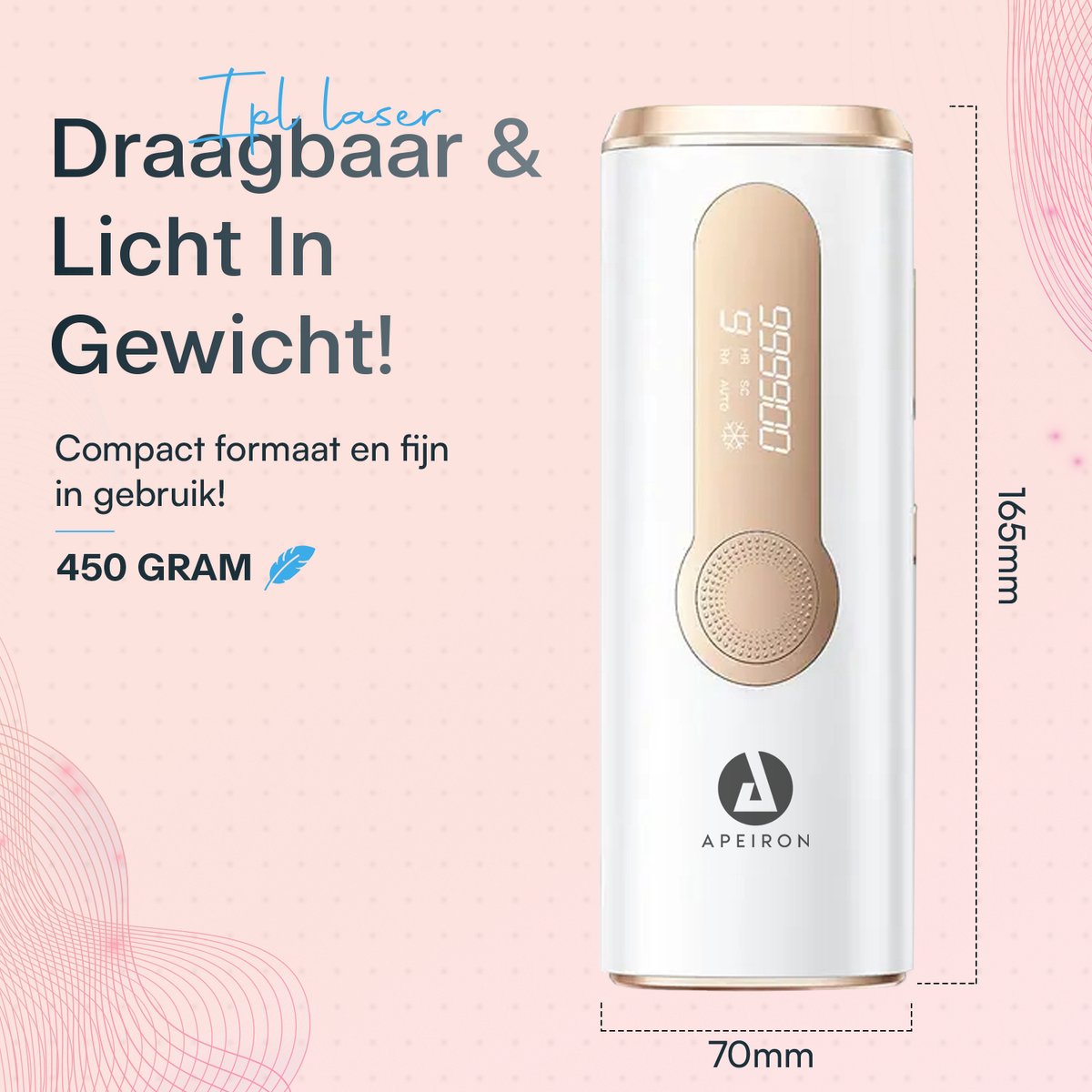Apeiron Laser IPL Ontharingsapparaat