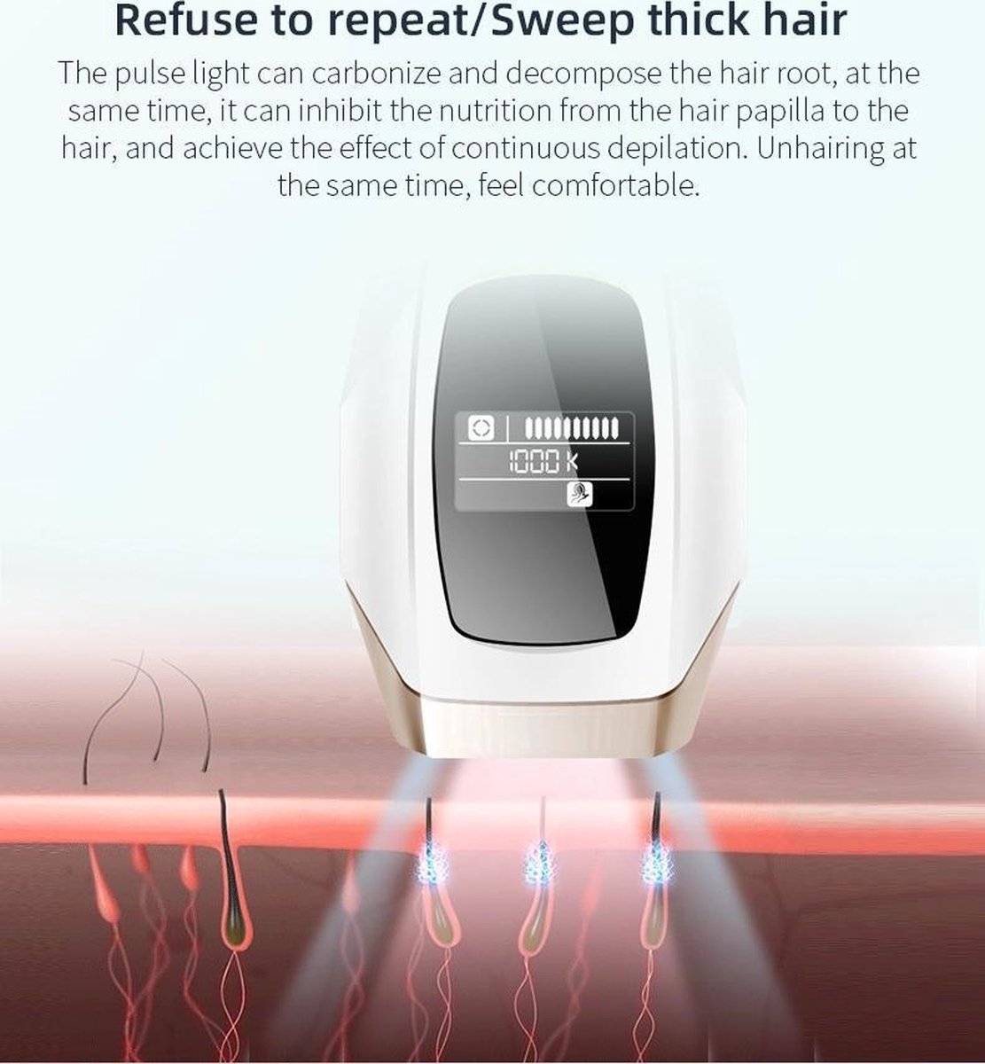 Aruvaya Premium IPL Laser Ontharingsapparaat
