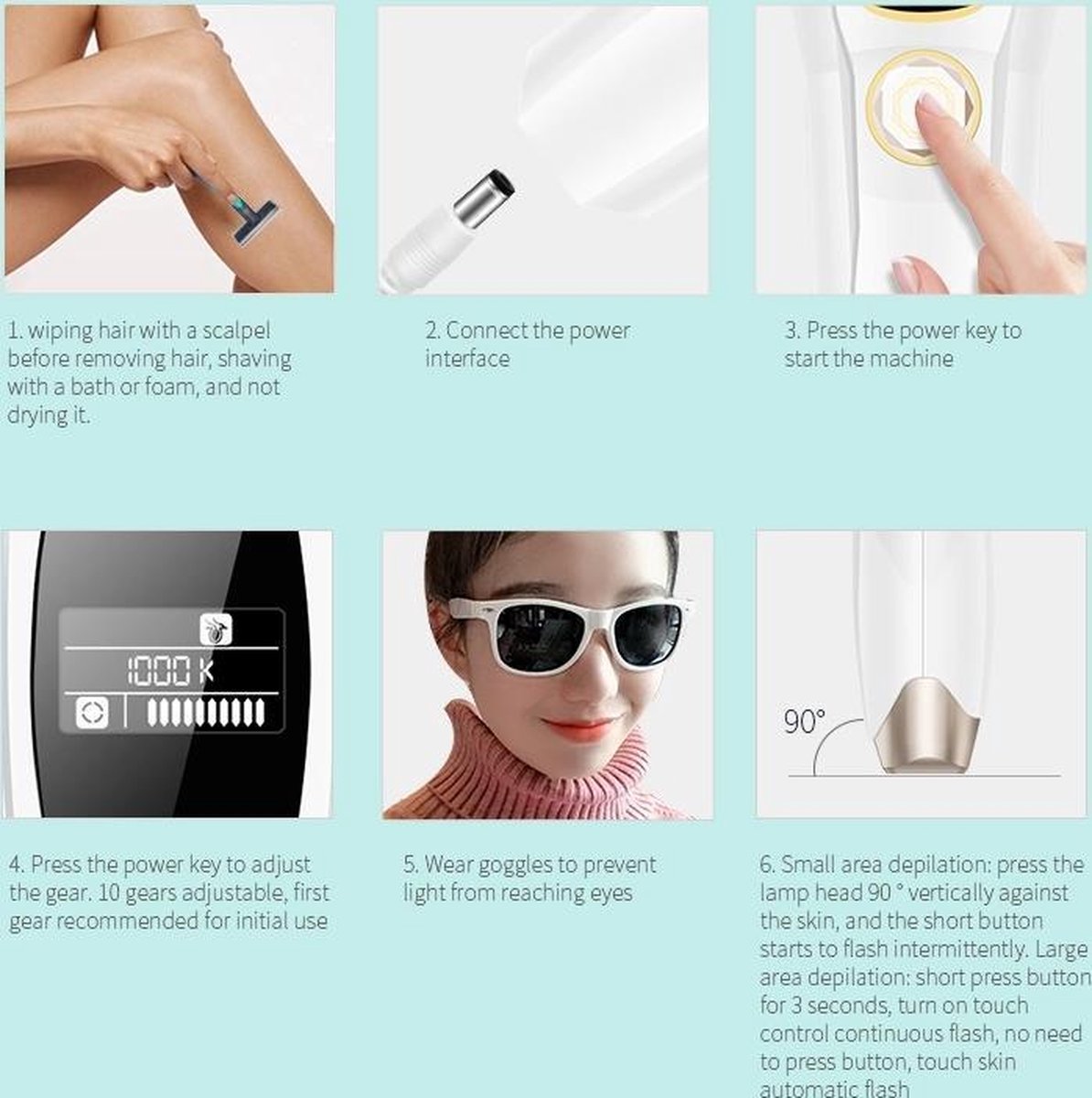 Aruvaya Premium IPL Laser Ontharingsapparaat