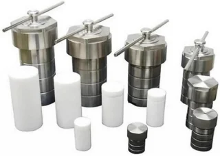Autoclaaf reactor 25 ml - zilver