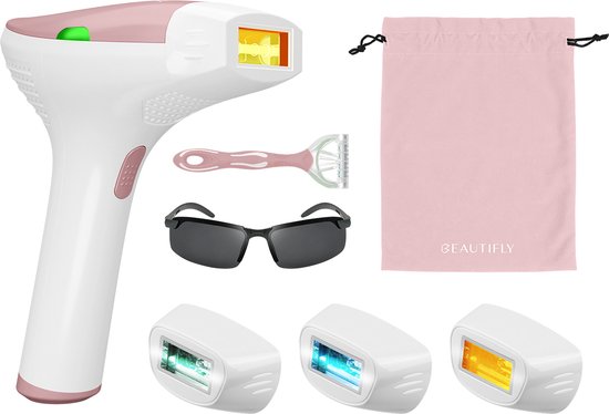 Beautifly B-Shine Blush PRO IPL ontharings- en huidverjongingsapparaat