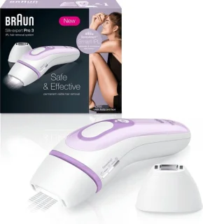 Braun Silk-expert Pro 3 PL3132 wit en lila