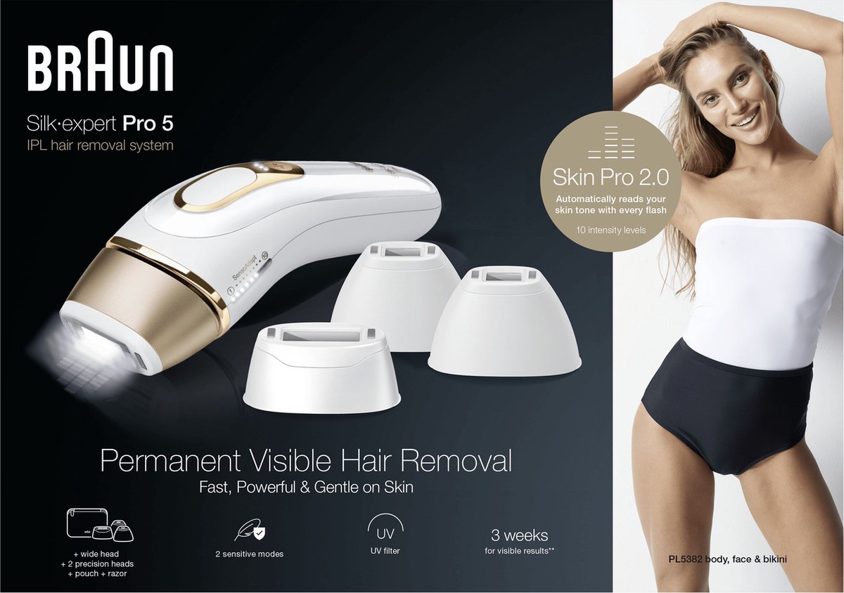 Braun Silk-expert Pro 5 IPL Ontharingsapparaat PL5382