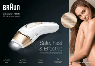 Braun Silk-expert Pro 5 PL5014 IPL Ontharing Wit Goud