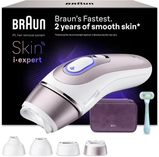 De Braun Smart Skin i·expert PL7431 IPL-ontharingsapparaat in één oogopslag