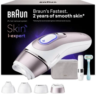 De Braun Smart Skin i·expert PL7432 IPL-ontharingsapparaat in één oogopslag