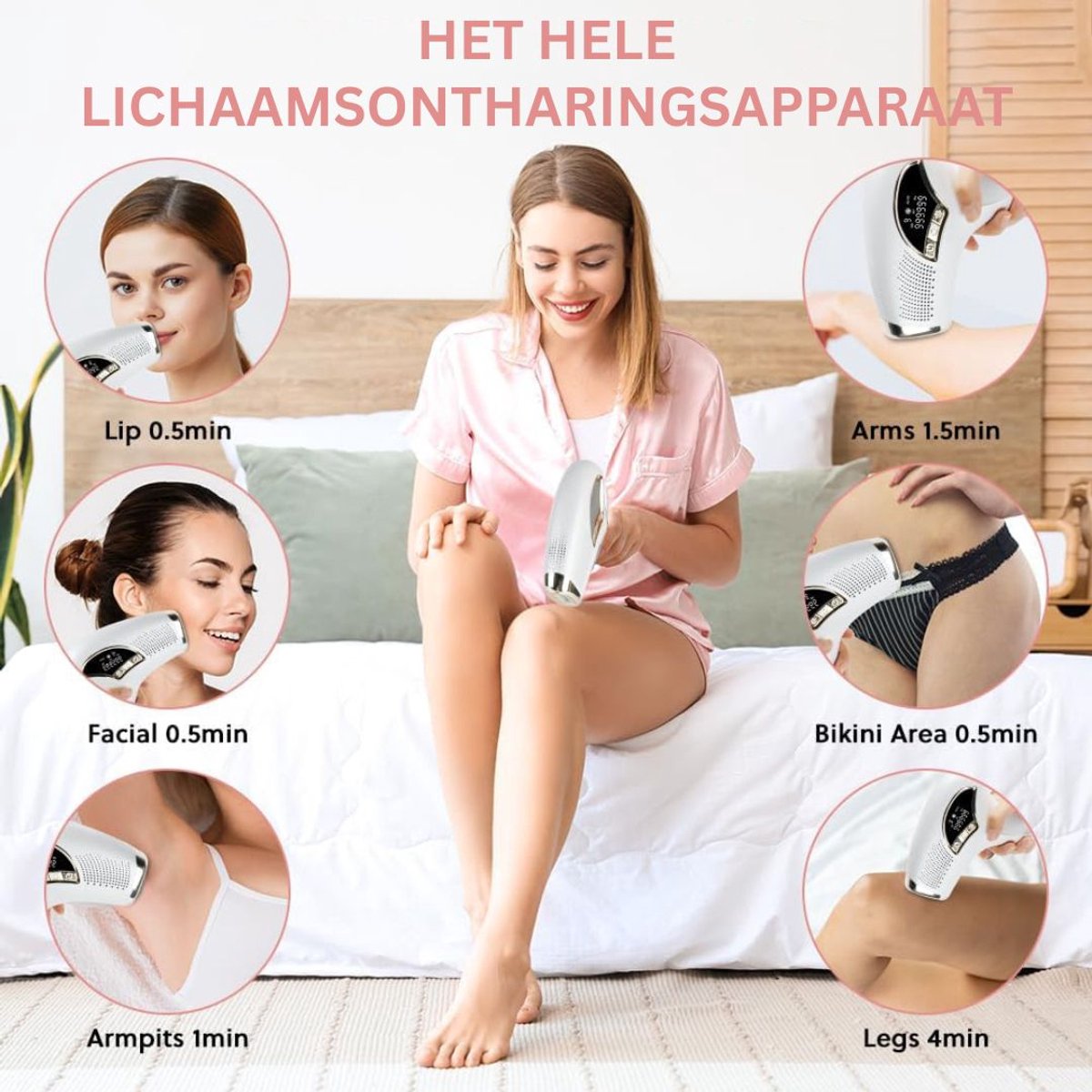 CLGP® IPL Laser Ontharingsapparaat Wit