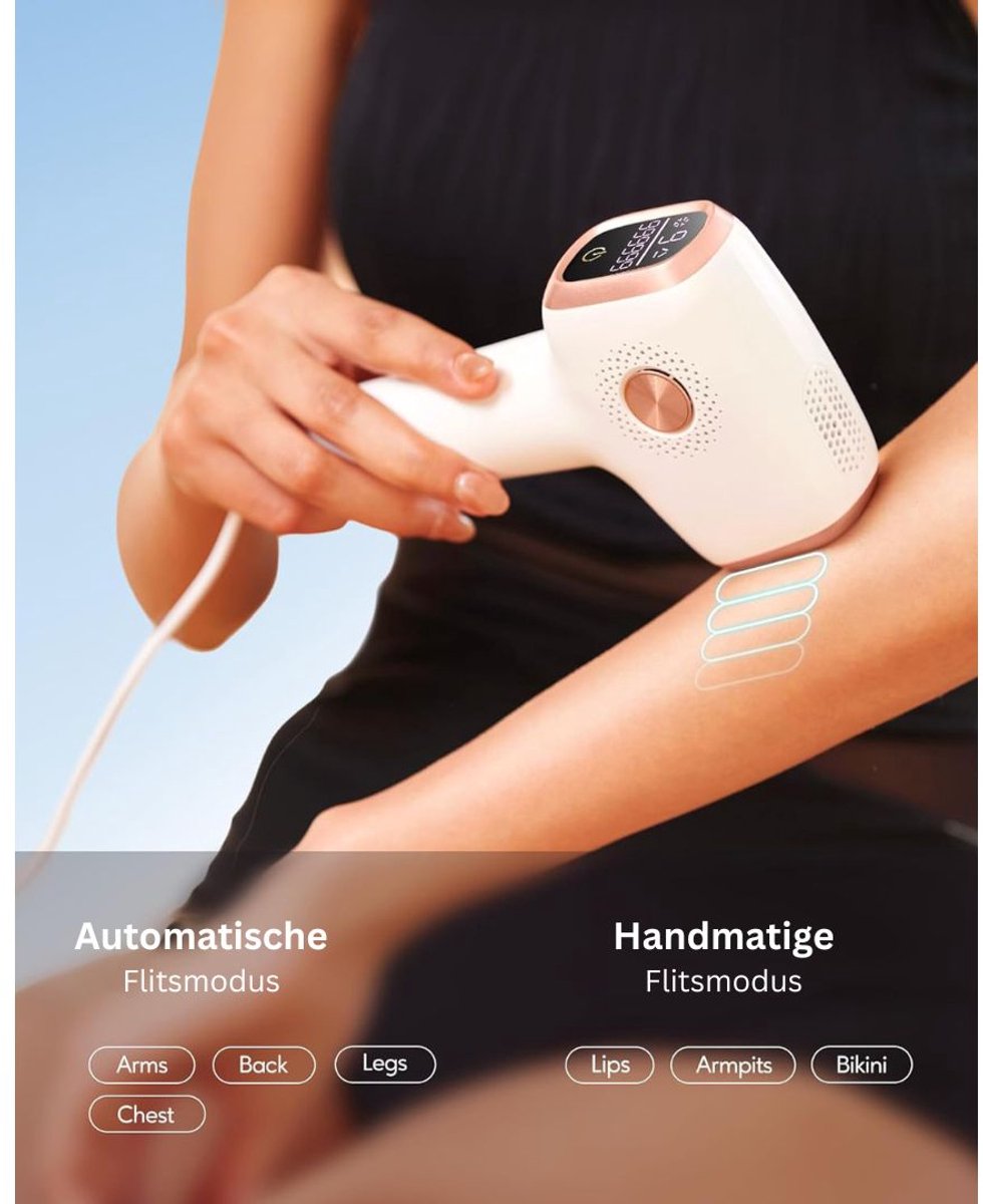 CLGP Laser IPL Ontharingsapparaat Rozegoud