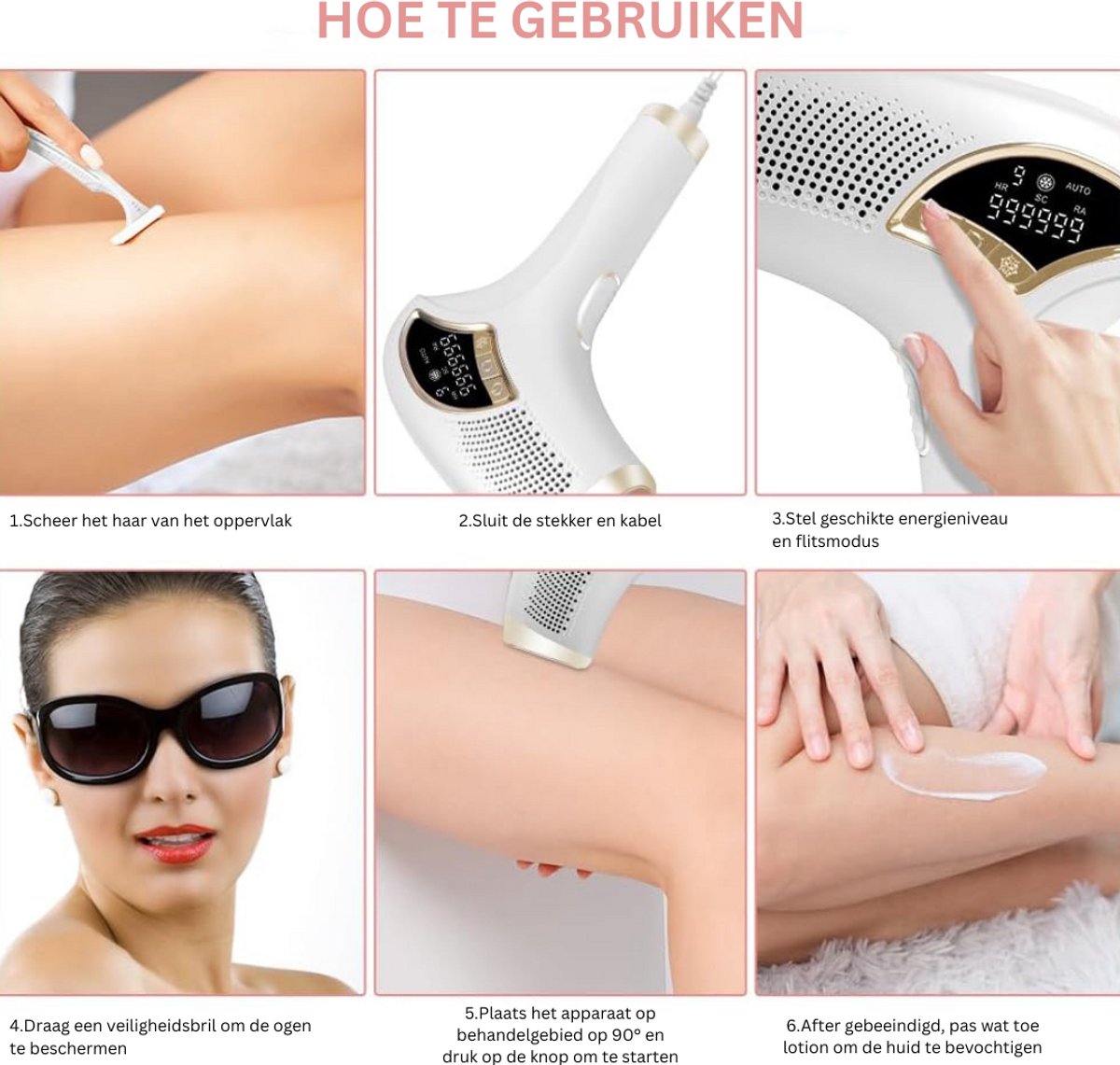 CRLYN Laser Ontharingsapparaat IPL voor Mannen en Vrouwen