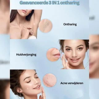 DAKANNA® IPL Laser Ontharingsapparaat - Wit