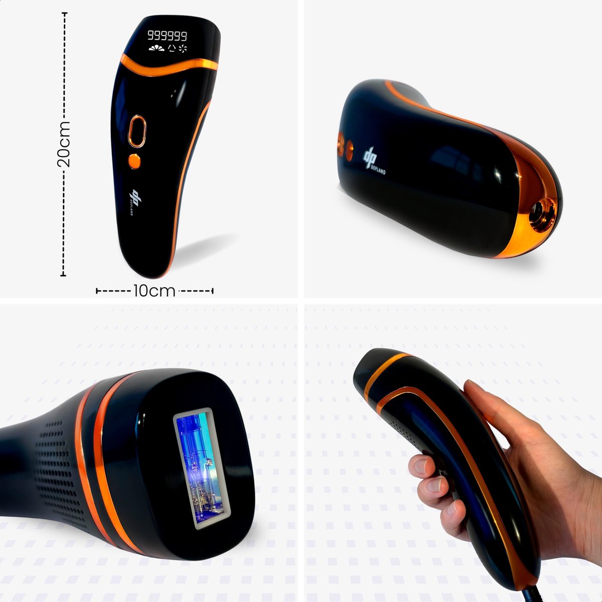 DEPLAND IPL Laser Ontharingsapparaat 999.999 Flitsen