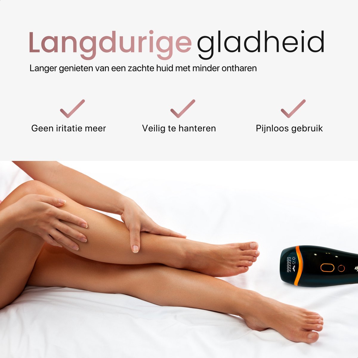 DEPLAND IPL Laser Ontharingsapparaat 999.999 Flitsen