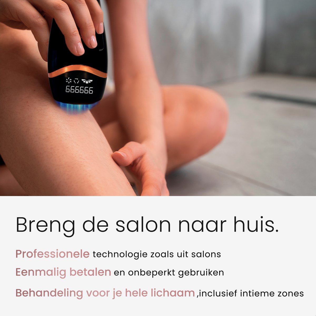 DEPLAND IPL Laser Ontharingsapparaat 999.999 Flitsen