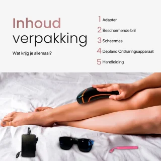 DEPLAND IPL Laser Ontharingsapparaat 999.999 Flitsen