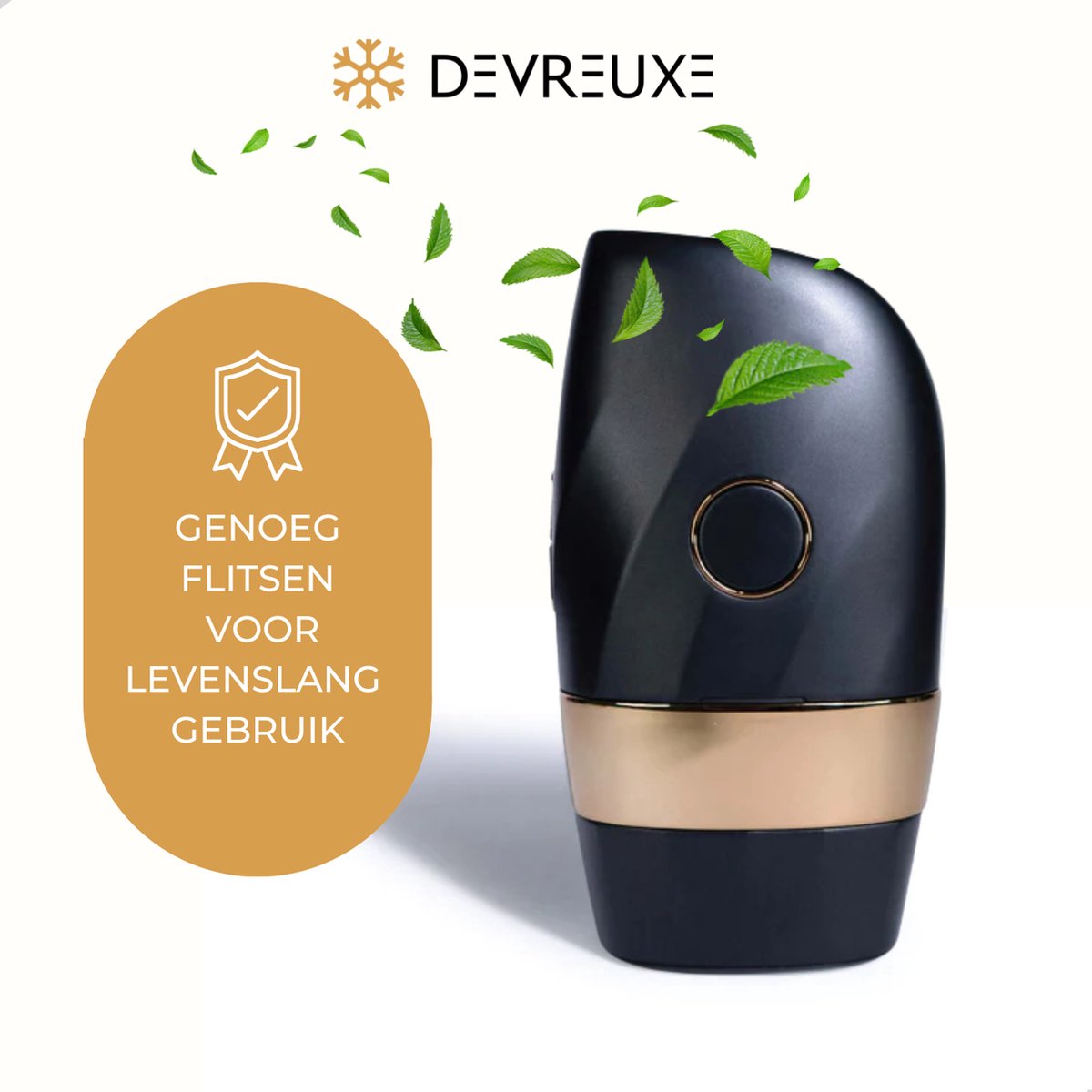 Devreuxe IPL Ontharingsapparaat Zwart