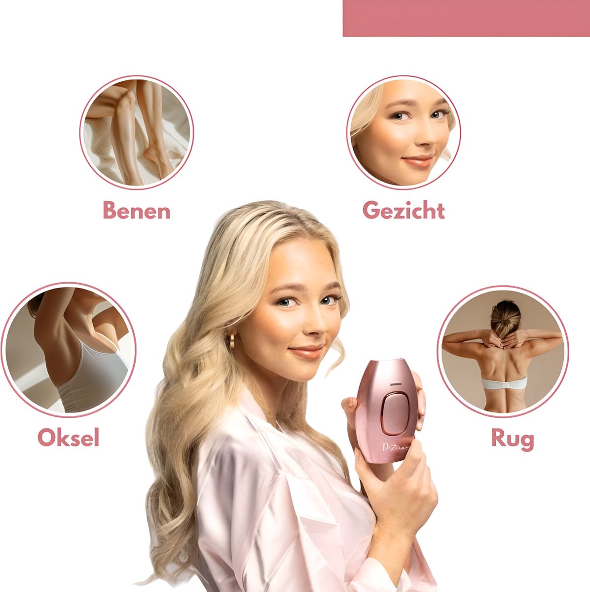 Dezero® IPL Laser Ontharingsapparaat Home Set
