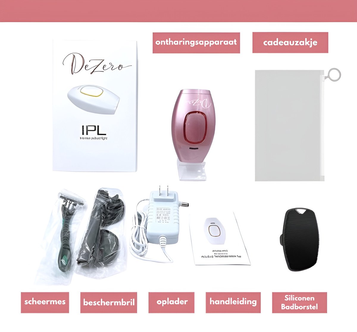 Dezero® IPL Laser Ontharingsapparaat Home Set