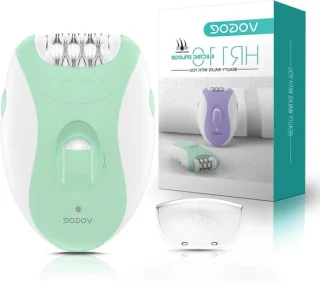 Draadloze epilator voor vrouwen, lichtgroen