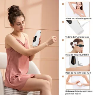 Dyla IPL Hair Removal Ontharingsapparaat Wit