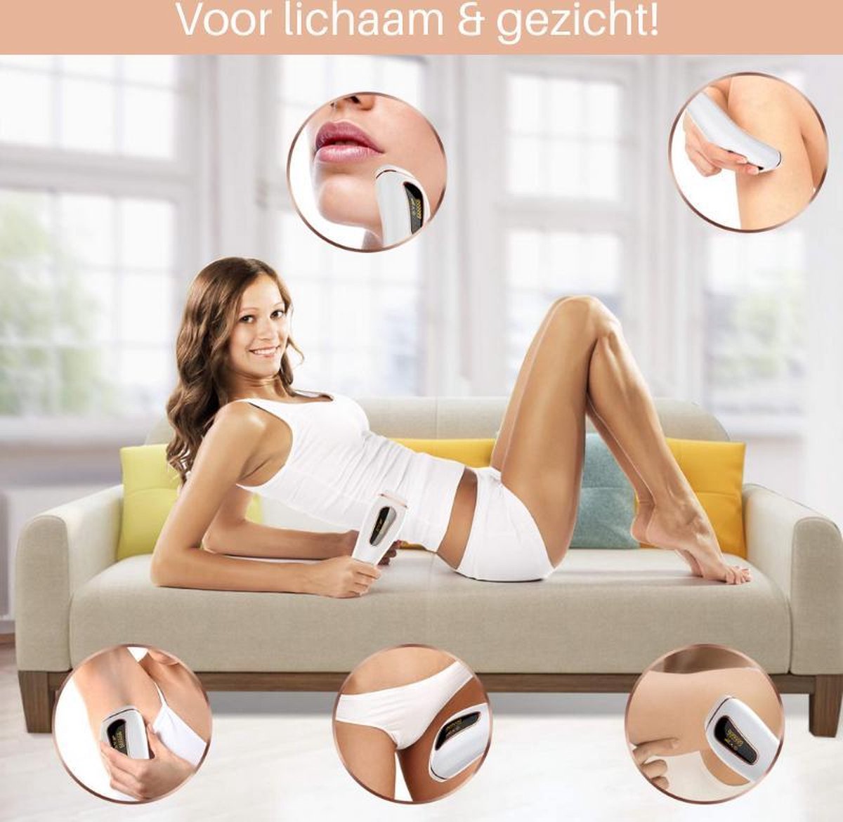 Dyla IPL Hair Removal Ontharingsapparaat Wit