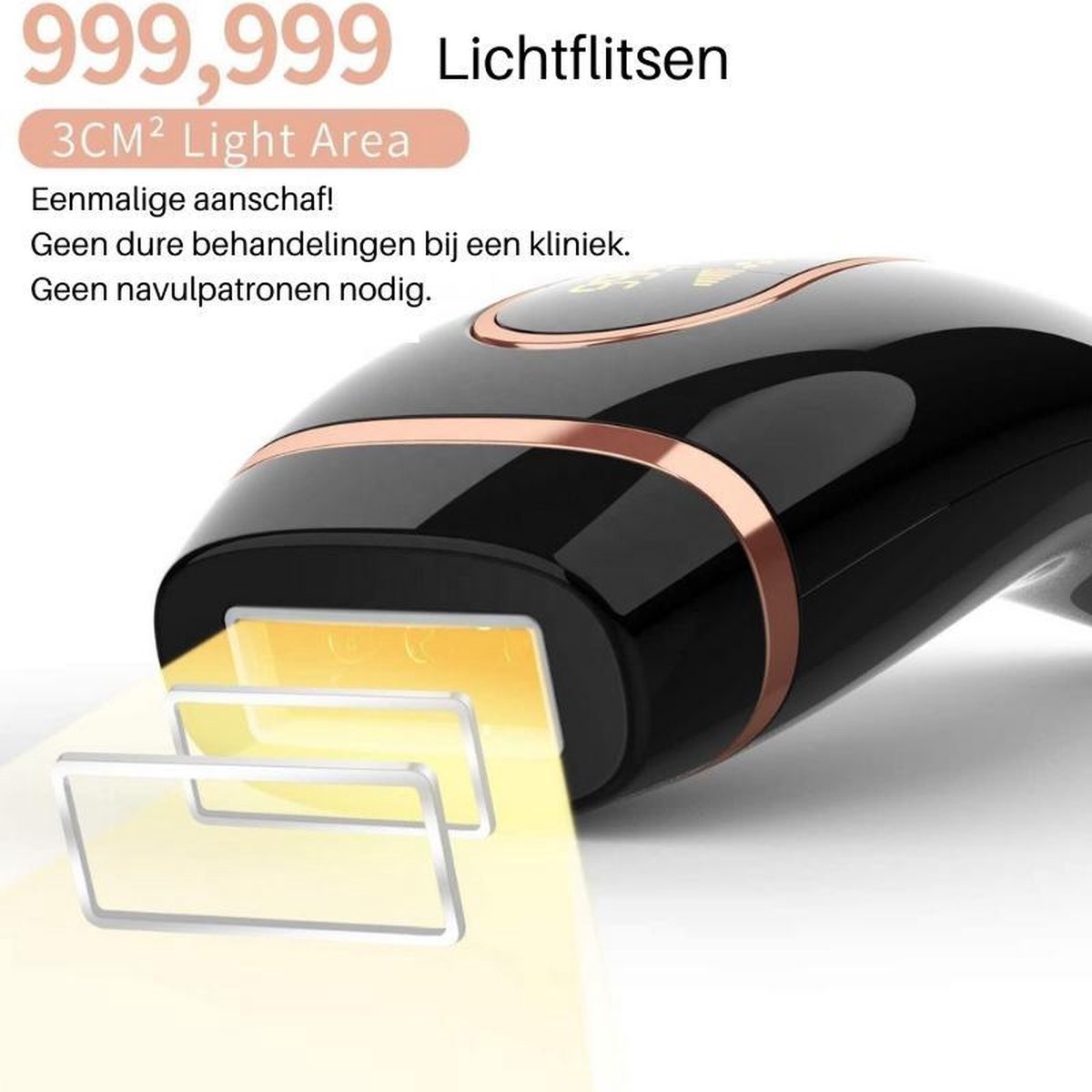 Dyla IPL Ontharingsapparaat Hair Removal Zwart