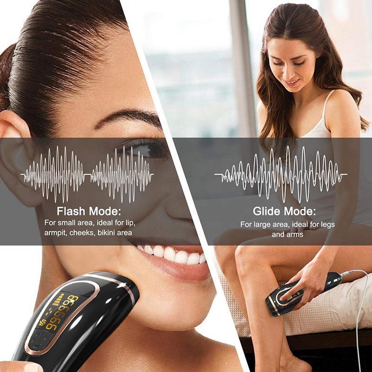Dyla IPL Ontharingsapparaat Hair Removal Zwart