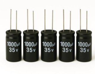 Electrolytische condensator 1000µF 35V - set van 5 review