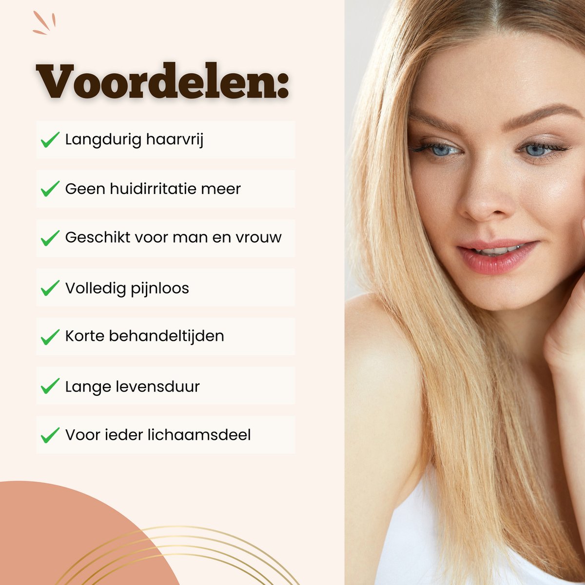 ElegantSkin IPL Essential Laser Ontharingsapparaat voor Mannen en Vrouwen