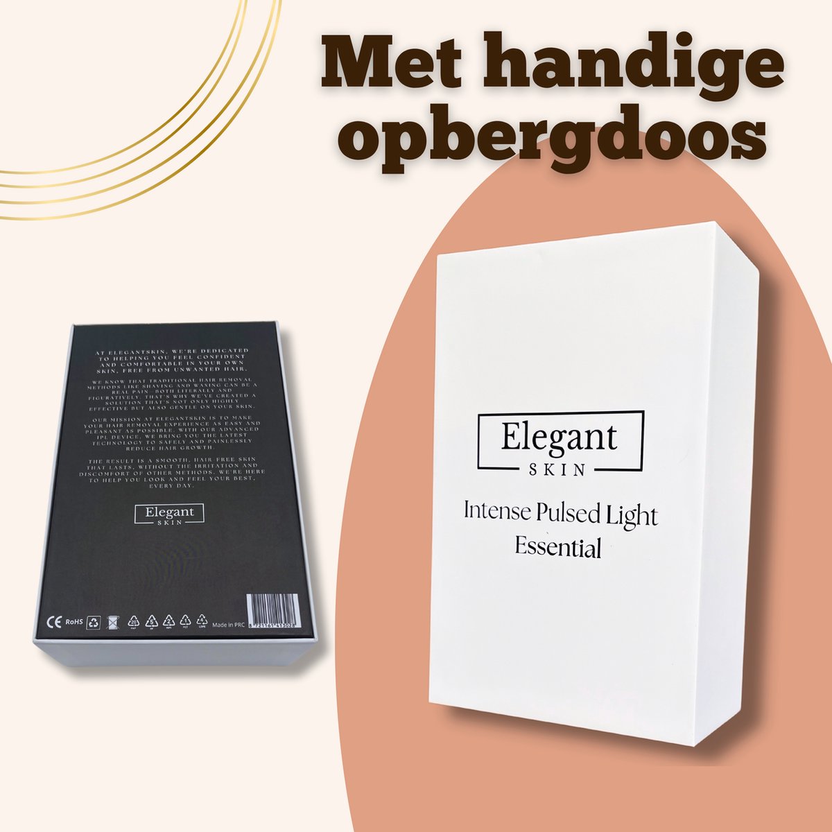 ElegantSkin IPL Essential Laser Ontharingsapparaat voor Mannen en Vrouwen