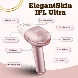 ElegantSkin IPL Ultra Draadloos Laser Ontharingsapparaat