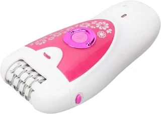 Elektrisch Ontharingsapparaat - Lichaamshaarverwijderaar - Gladde Huid - Dubbele Trimmerkop - 12 Cm - Wit
