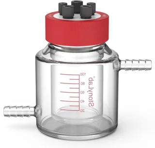 Elektrochemische laboratoriumcel, 150 ml, transparant