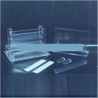 Elektroforese instrument verbreed dubbel verticaal 26,5 cm