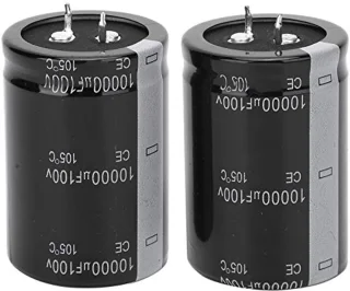 Elektrolytische condensator 10.000 µF 100 V – 2 stuks