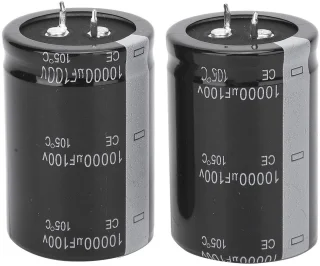Elektrolytische condensator 10000 µF 100 V - 2 stuks