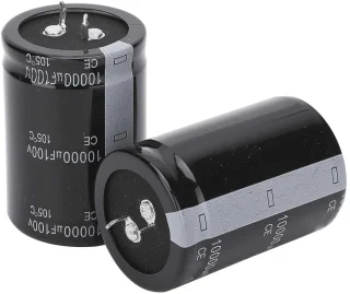 Elektrolytische condensator 10000 µF 100 V - set van 2