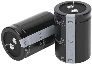 Elektrolytische condensator 10.000 µF 100 V - set van 2