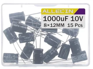 Elektrolytische condensatoren 1000 µF 10 V - 15 stuks